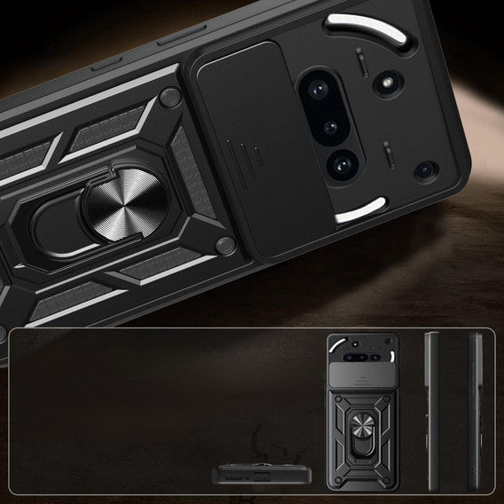 Pouzdro pro Nothing Phone 3a, CamShield Slide, černé