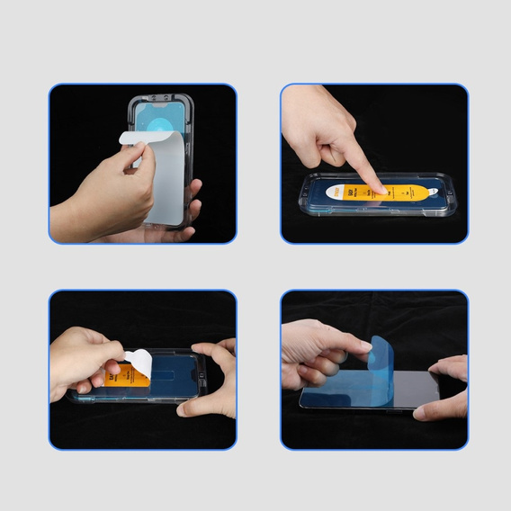 ENKAY Tvrzené sklo pro Xiaomi Redmi Note 13 5G / 4G, černé