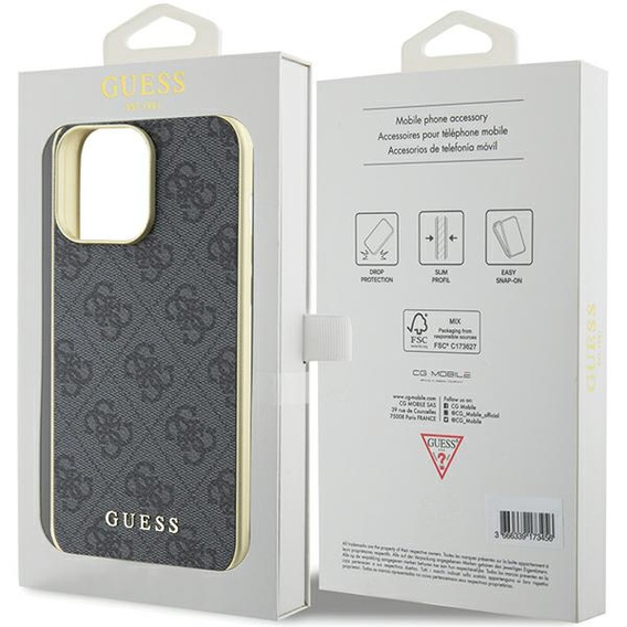 Pouzdro Guess 4G Charms s přívěskem pro iPhone 15 Pro Max