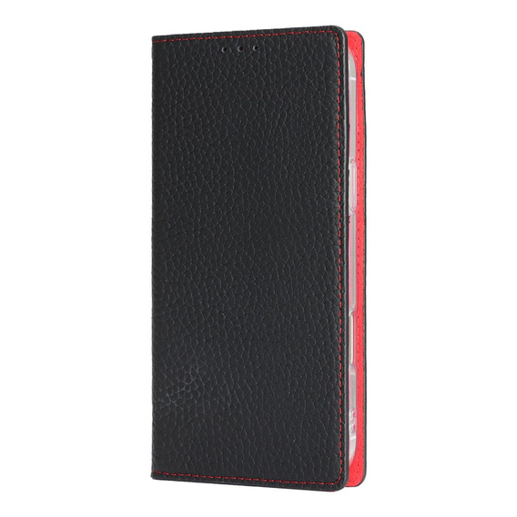 Pouzdro s klopou Litchi Skin Grain pro iPhone 17 Pro