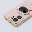 Pouzdro pro Xiaomi 13T / 13T Pro, Astronaut, růžové rose gold