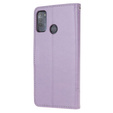 Klopové pouzdro pro Motorola Moto G50, Butterfly, fialové