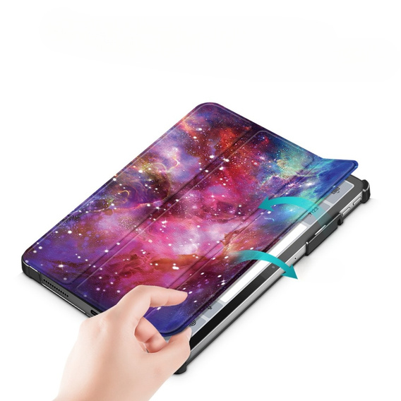 Pouzdro pro Lenovo Tab P11 Pro Gen 2 TB132FU TB132XU 11.2", s klopou, galaxy