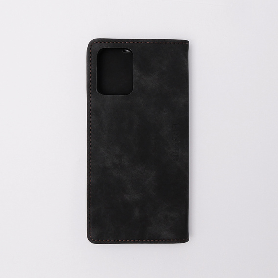 Pouzdro pro Motorola Moto G73, ERBORD Vintage peněženka s klopou, černé