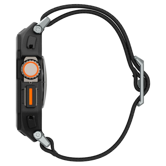 Etui Pasek SPIGEN do Apple Watch 4/5/6/7/SE 44/45mm, Rugged Armor Pro, Charcoal Grey