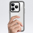 Pouzdro pro Realme GT 6 / 6T, Fusion Hybrid, transparentní / černé