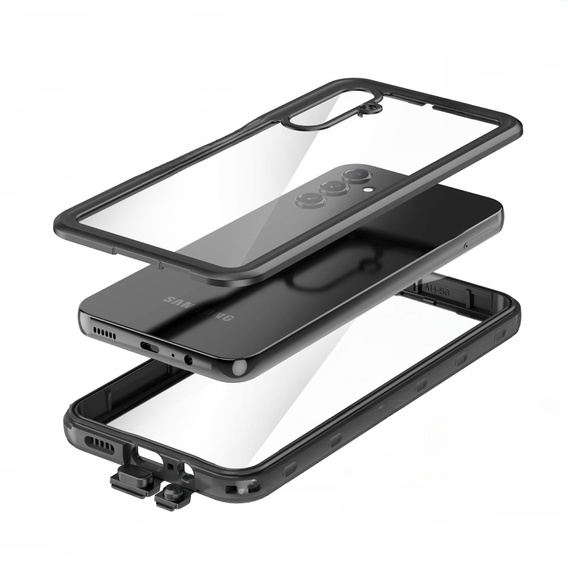 Vodotěsné pouzdro IP68 pro Samsung Galaxy A14 5G, černé