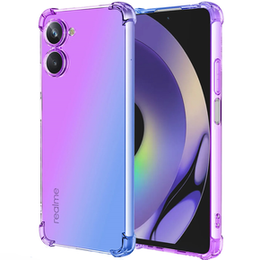 Pouzdro pro Realme 10 4G, Gradient Dropproof, Fialová / modrá