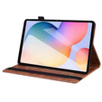 Pouzdro pro Samsung Galaxy Tab S6 Lite, Classic, s prostorem pro stylus, hnědé