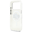 Pouzdro Karl Lagerfeld IML Glitter Karl and Choupette MagSafe pro iPhone 17 Pro