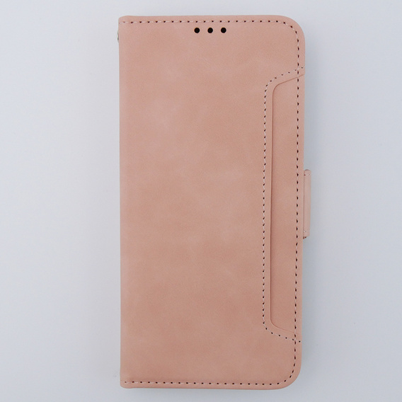 Klopové pouzdro pro Motorola Moto G54 5G, Card Slot, růžové