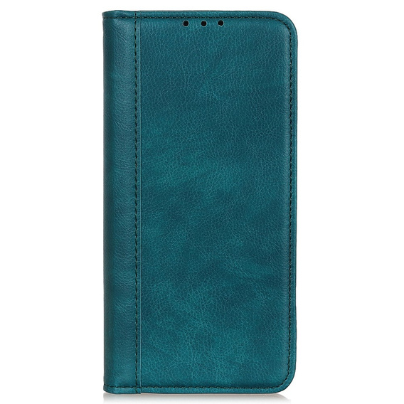 Pouzdro pro Sony Xperia 1 V, Wallet Litchi Leather, zelené