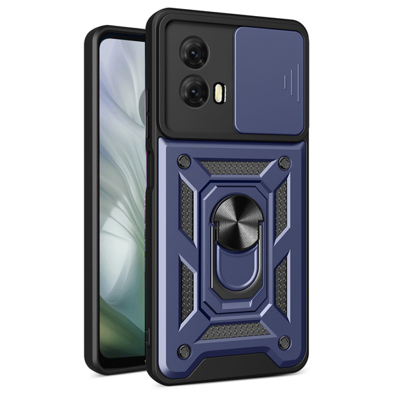 Pouzdro pro Motorola Moto E14, CamShield Slide, modré