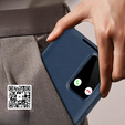 Flipové pouzdro pro Samsung Galaxy S25 Edge, Smart View Wallet, modré