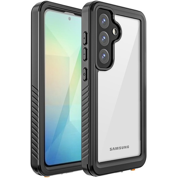 Vodotěsné pouzdro IP68 pro Samsung Galaxy S25+ Plus, černé