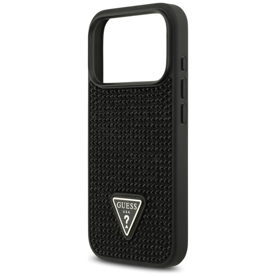 Pouzdro GUESS Rhinestone Triangle Logo pro iPhone 17 Pro