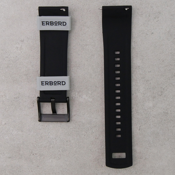 ERBORD Univerzální 22mm silikonový řemínek