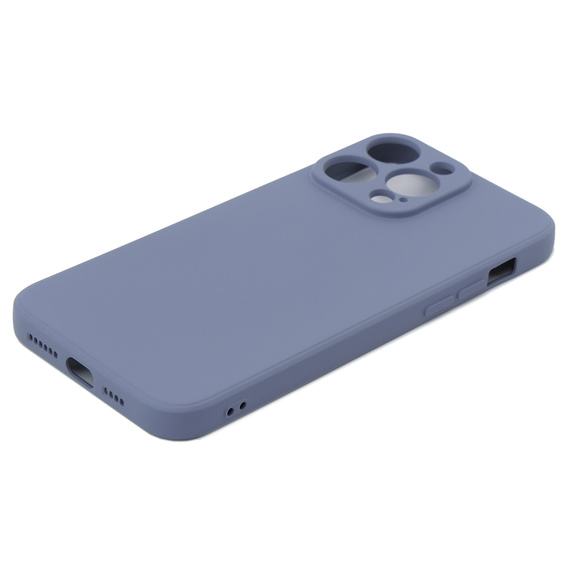 Pouzdro pro iPhone 15 Pro, Silicone Lite, levandulové