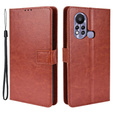 Klopové pouzdro pro Infinix Hot 11s, Crazy Horse Wallet, hnědé