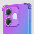Pouzdro pro Oppo A5 Pro 5G, Gradient Dropproof, Fialová / modrá