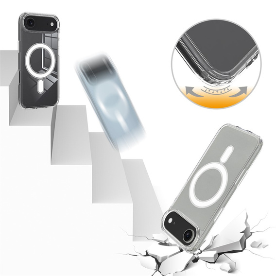 Pouzdro pro iPhone Air, pro MagSafe, průhledné
