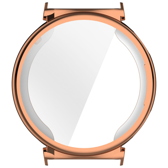 Pouzdro 2v1 s ochranou displeje pro Huawei Watch GT 5 Pro 42mm, růžové rose gold