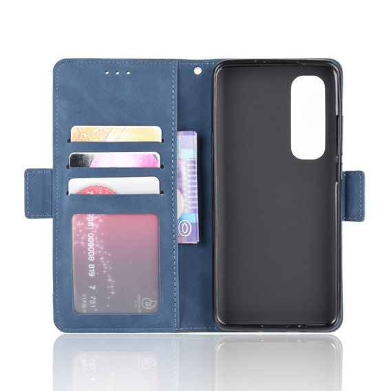 Klopové pouzdro pro Xiaomi Mi Note 10 Lite, Card Slot, modré