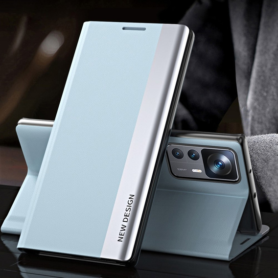 Klopové pouzdro pro Xiaomi 12T / 12T Pro, Side Magnetic, modré