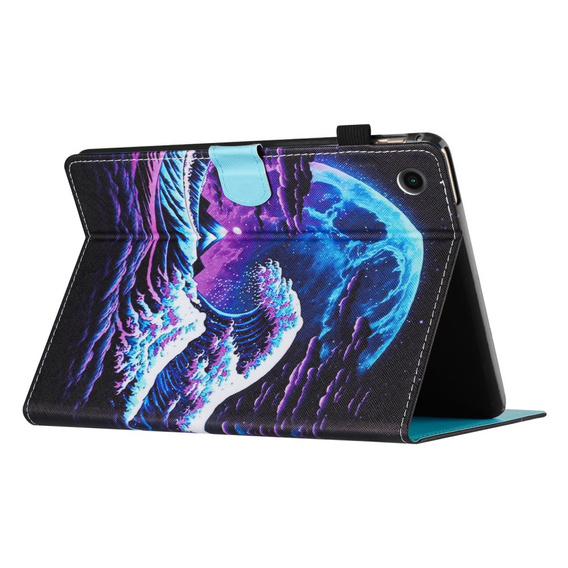 Pouzdro pro Lenovo Tab M10 10.1 Gen 3, s klopou, sea wave