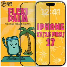 Keramické sklo 9D Flexi Palm pro iPhone 17 Pro / 17 / 16 Pro