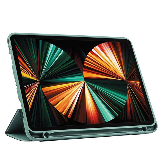Pouzdro pro iPad Pro 11 2021/2022, Smartcase s prostorem pro stylus, zelené