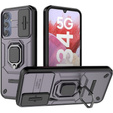 Pouzdro pro Samsung Galaxy M34, KickStand Camera Lens, fialové