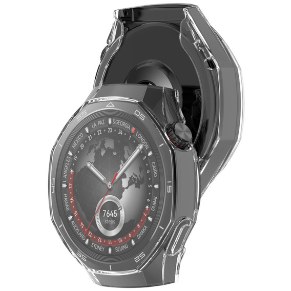 Pouzdro 2v1 s ochranou displeje pro Huawei Watch GT 5 Pro 46mm, průhledné