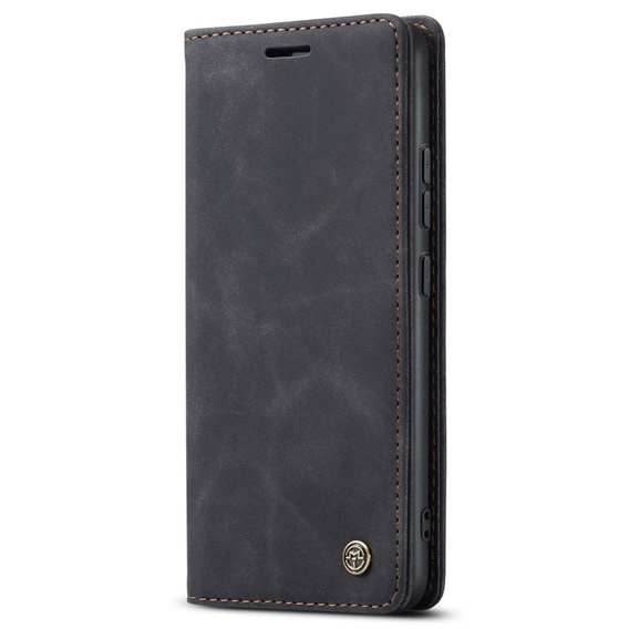 Pouzdro CASEME pro Xiaomi 12T / 12T Pro, Leather Wallet Case, černé
