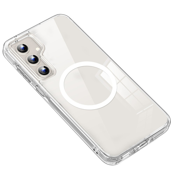 Pouzdro pro Samsung Galaxy A35 5G, Fusion Hybrid, pro MagSafe, průhledné