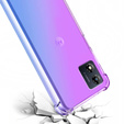 Pouzdro pro Motorola Moto E13, Gradient Dropproof, Fialová / modrá