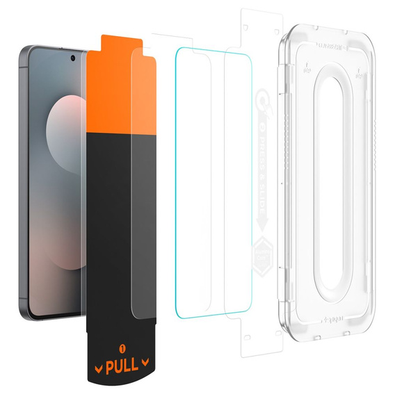 Tvrzené sklo Spigen Glas.tR EZ Fit Pro HD 2-Pack pro Samsung Galaxy S25 FE