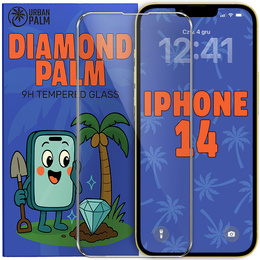 Tvrzené sklo Diamond Palm pro iPhone 14