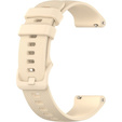 Pasek Silikonowy 18mm do Garmin Vivomove 3S / Vivoactive 4S, Beige