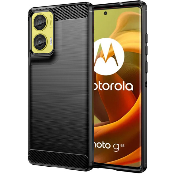 Pouzdro pro Motorola Moto G85, Carbon, černé