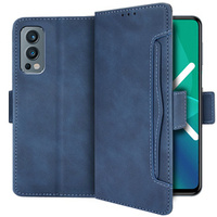 Klopové pouzdro pro OnePlus Nord 2 5G, Card Slot, modré