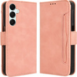 Klopové pouzdro pro Samsung Galaxy A16, Card Slot, růžové