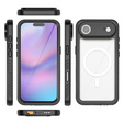 Redpepper pouzdro pro iPhone Air, vodotěsné, IP68, pro MagSafe, průhledné s černými boky