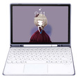 Pouzdro + klávesnice Samsung Galaxy Tab S6 Lite 2020 P610/P615 / S6 Lite 2022 10.4, Touchpad Pen Slot, fialové