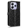 Flipové pouzdro pro Xiaomi Redmi Note 14 4G, Wallet Rhombus, černé