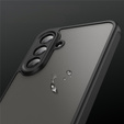 Matné pouzdro pro Samsung Galaxy A17 5G, kouřové s černými boky
