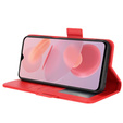 Klopové pouzdro pro Ulefone Note 12P, Wallet Litchi Magnet, červené