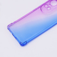 Pouzdro pro Oppo Reno 10 / 10 Pro, Gradient Dropproof, Fialová / modrá
