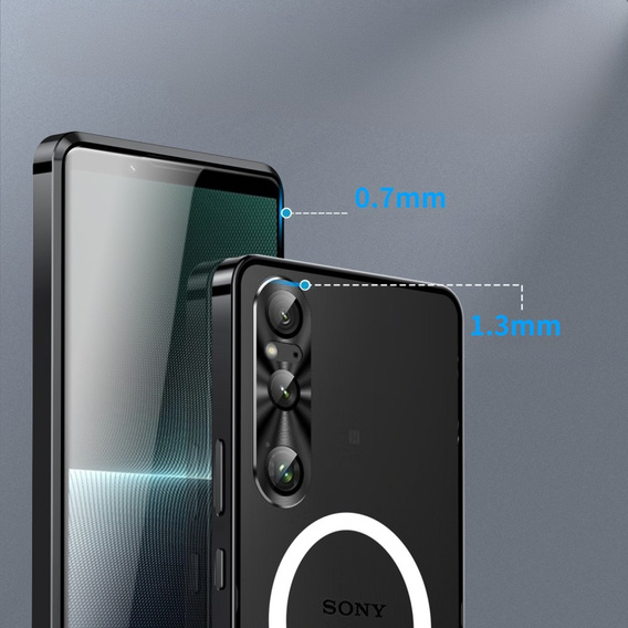 Ochranné pouzdro na fotoaparát pro Sony Xperia 1 VI, CamShield MagSafe, černé