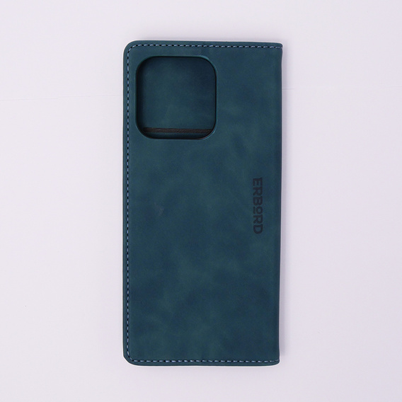 Pouzdro pro Xiaomi Redmi 12C, ERBORD Vintage peněženka s klopou, modré